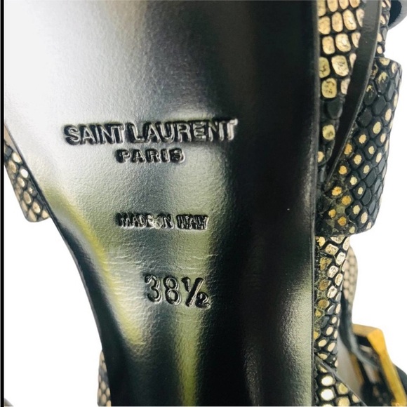 YSL Python Tribute Sandals - Picture 11 of 14